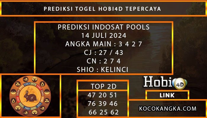 PREDIKSI TOGEL INDOSAT 14/JULI/2024