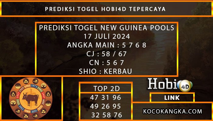 PREDIKSI TOGEL NEWGUINEA 17/JULI/2024