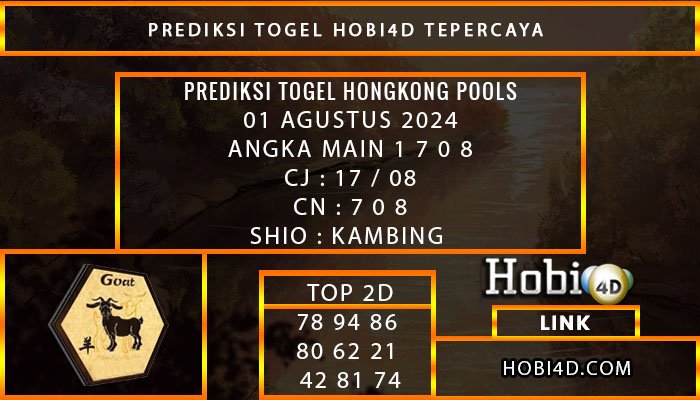 PREDIKSI TOGEL HONGKONG 01/AGUSTUS/2024