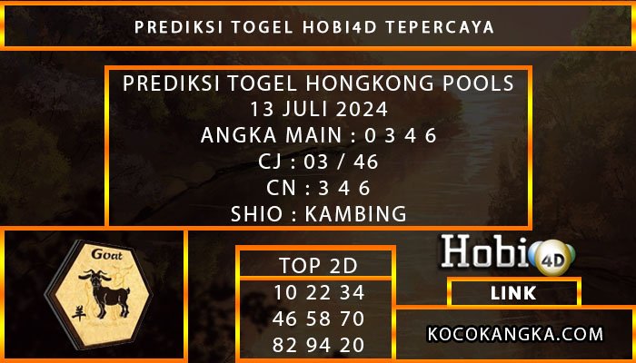 PREDIKSI TOGEL HONGKONG 13/JULI/2024