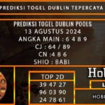 PREDIKSI TOGEL DUBLIN 13/AGUSTUS/2024