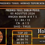 PREDIKSI TOGEL DUBLIN 05/AGUSTUS/2024