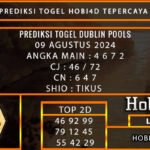 PREDIKSI TOGEL DUBLIN 09/AGUSTUS/2024