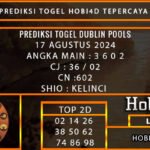 PREDIKSI TOGEL DUBLIN 17/AGUSTUS/2024