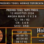 PREDIKSI TOGEL TAIPEI 12/AGUSTUS/2024