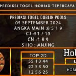 PREDIKSI TOGEL DUBLIN 05/SEPTEMBER/2024