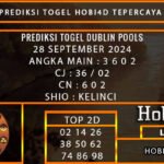 PREDIKSI TOGEL DUBLIN 28/SEPTEMBER/2024