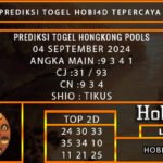 PREDIKSI TOGEL HONGKONG 04/SEPTEMBER/2024