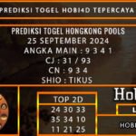 PREDIKSI TOGEL HONGKONG 25/SEPTEMBER/2024