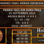 PREDIKSI TOGEL NEWGUINEA 25/SEPTEMBER/2024