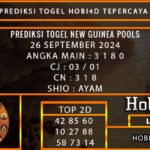 PREDIKSI TOGEL NEWGUINEA 26/SEPTEMBER/2024