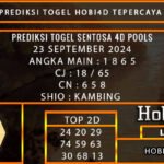 PREDIKSI TOGEL SENTOSA4D 23/SEPTEMBER/2024