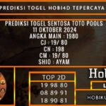 PREDIKSI TOGEL SENTOSATOTO 11/OKTOBER/2024