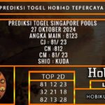 PREDIKSI TOGEL SINGAPORE 27/OKTOBER/2024