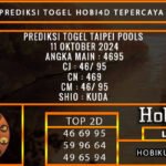 PREDIKSI TOGEL TAIPEI 11/OKTOBER/2024