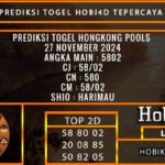 PREDIKSI TOGEL HONGKONG 27/NOVEMBER/2024