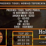 PREDIKSI TOGEL TAIPEI 10/NOVEMBER/2024