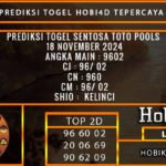 PREDIKSI TOGEL SENTOSATOTO 18/NOVEMBER/2024