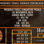 PREDIKSI TOGEL SINGAPORE 02/NOVEMBER/2024