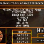 PREDIKSI TOGEL SENTOSA4D 22/NOVEMBER/2024