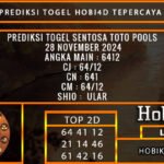 PREDIKSI TOGEL SENTOSATOTO 28/NOVEMBER/2024