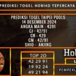 PREDIKSI TOGEL TAIPEI 15/DESEMBER/2024