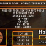 PREDIKSI TOGEL SENTOSATOTO 19/DESEMBER/2024