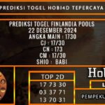 PREDIKSI TOGEL FINLANDIA 22/DESEMBER/2024