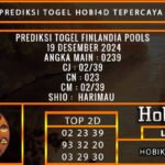 PREDIKSI TOGEL FINLANDIA 19/DESEMBER/2024