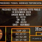 PREDIKSI TOGEL SENTOSATOTO 15/DESEMBER/2024