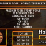 PREDIKSI TOGEL SYDNEY 18/DESEMBER/2024