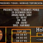 PREDIKSI TOGEL TELKOMSEL 25/DESEMBER/2024