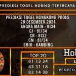 PREDIKSI TOGEL HONGKONG 20/DESEMBER/2024