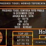 PREDIKSI TOGEL SENTOSATOTO 16/DESEMBER/2024