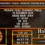 PREDIKSI TOGEL TELKOMSEL 26/DESEMBER/2024