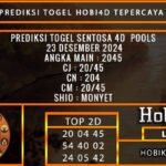 PREDIKSI TOGEL SENTOSA4D 23/DESEMBER/2024