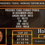 PREDIKSI TOGEL SYDNEY 16/DESEMBER/2024