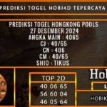 PREDIKSI TOGEL HONGKONG 27/DESEMBER/2024