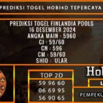 PREDIKSI TOGEL FINLANDIA 16/DESEMBER/2024