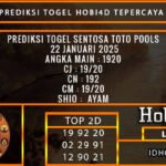 PREDIKSI TOGEL SENTOSATOTO POOLS 22 JANUARI 2025