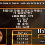 PREDIKSI TOGEL TELKOMSEL POOLS 23 JANUARI 2025