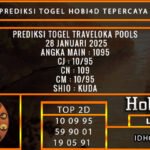 PREDIKSI TOGEL TRAVELOKA POOLS 28 JANUARI 2025