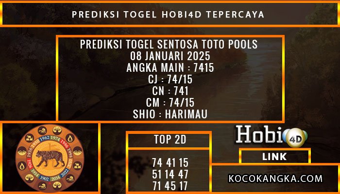 PREDIKSI TOGEL SENTOSA TOTO POOLS 08 JANUARI 2025
