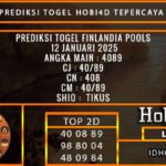 PREDIKSI TOGEL FINLANDIA POOLS 12 JANUARI 2025