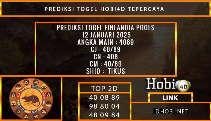 PREDIKSI TOGEL FINLANDIA POOLS 12 JANUARI 2025