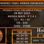 PREDIKSI TOGEL FINLANDIA POOLS 28 MEI 2025