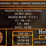 PREDIKSI TOGEL SYDNEY POOLS 28 MEI 2025