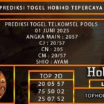 PREDIKSI TOGEL TELKOMSEL POOLS 01 JUNI 2025