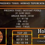 PREDIKSI TOGEL INDOSAT POOLS 01 JUNI 2025