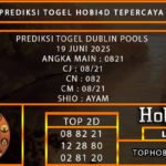 PREDIKSI TOGEL DUBLIN POOLS 19 JUNI 2025